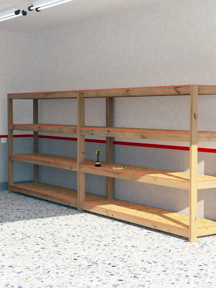2x8 Garage Shelves Plans, PDF, DIY
