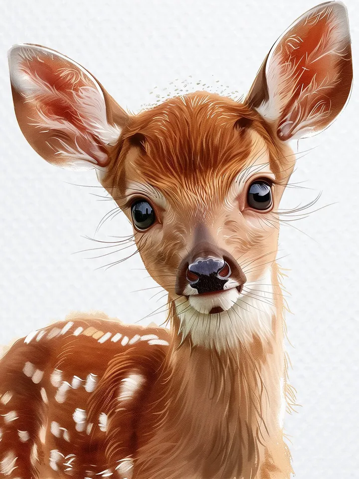 10 Fawn Baby PNG, Bemby for sublimation, Printable Watercolor Fawn Baby clipart, High Quality PNGs, Digital download, Paper crafts