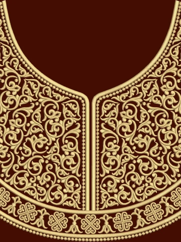"Rozhdestvensky" designs for an industrial embroidery machine.