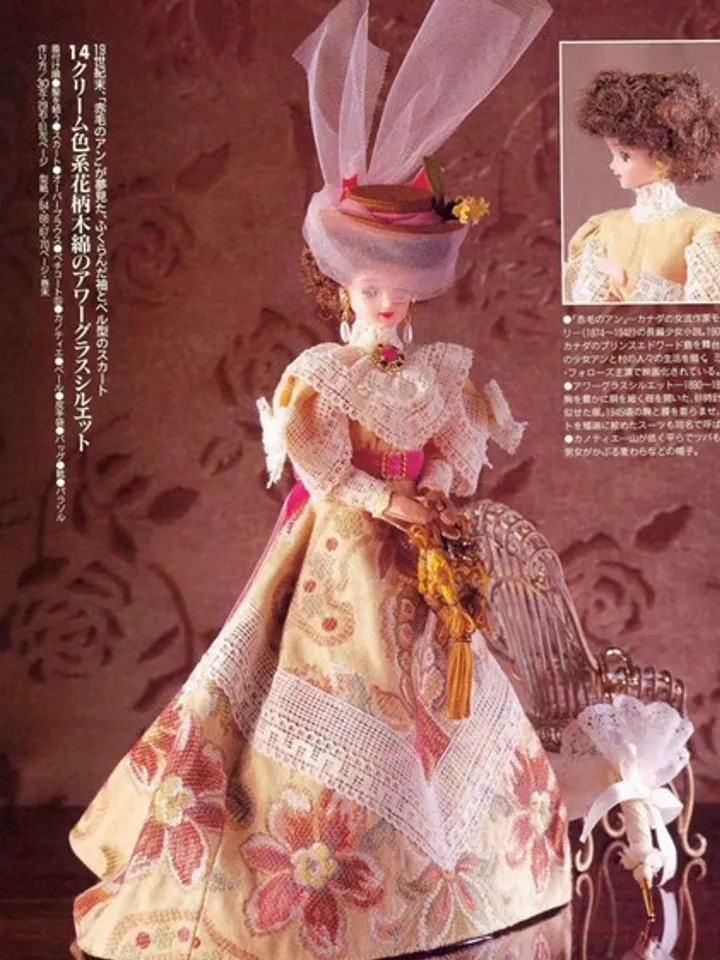 Clothes for Fashionable Dolls Japanese Magazine Sewing Pattern Wardrobe Clothes for Dolls Digital Download PDF
