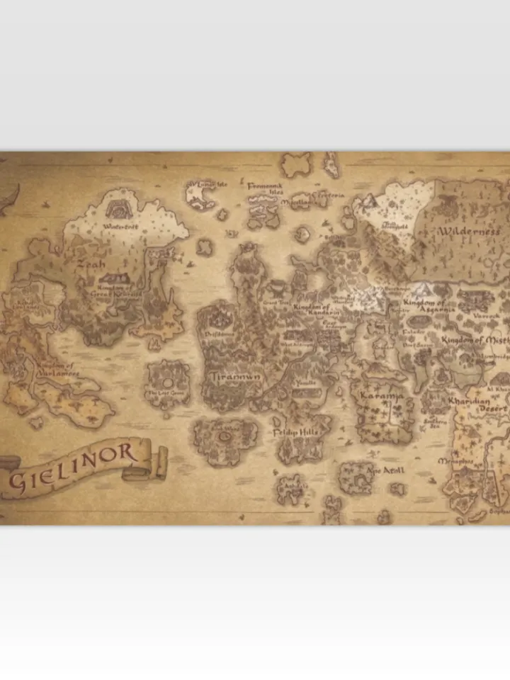OSRS map of Gielinor DoorMat