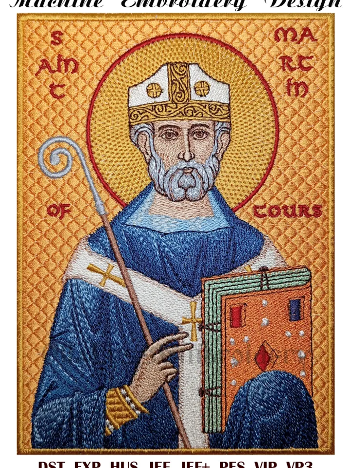 Saint Martin embroidery design