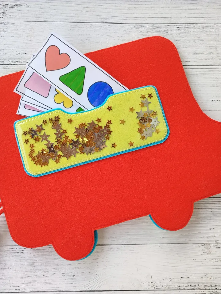 Felt montessori busy board pattern, Baby sensory board pdf,  Quiet book pattern, Soft  activity toys, Felt sewing pattern pdf for boys