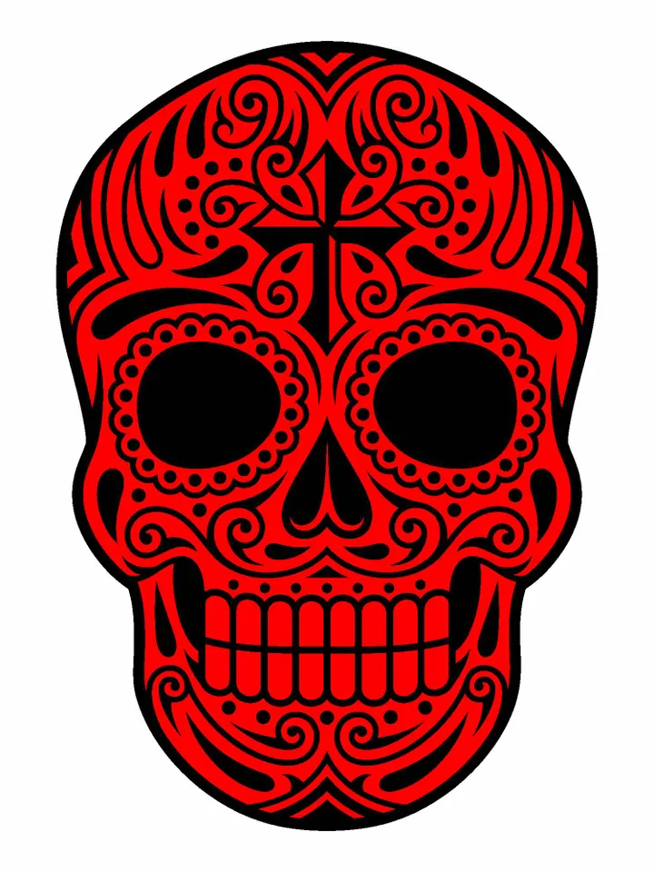 Sugar Skull Svg , Sugar Skull Silhouette, Skull Bundle Svg, Sugar Skull Cut Files, Day of the Dead Svg
