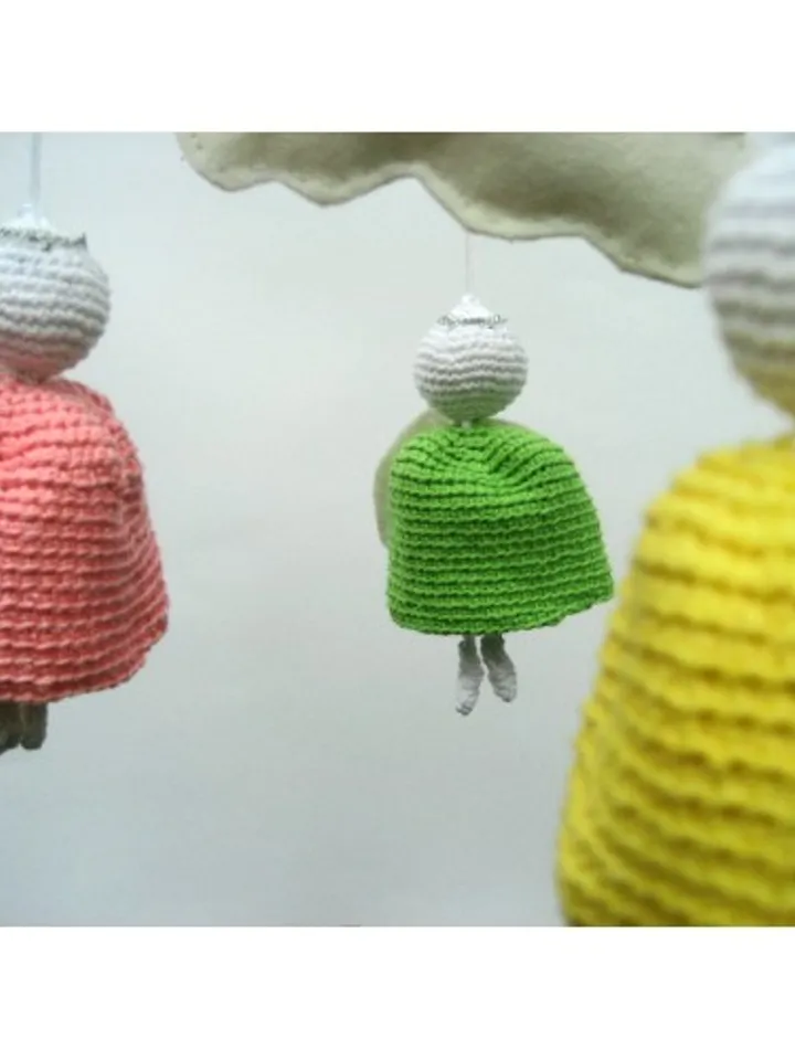 Angels mobile, Baby Angels crib mobile, Thebabemuse, forest mobile, baby shower gift