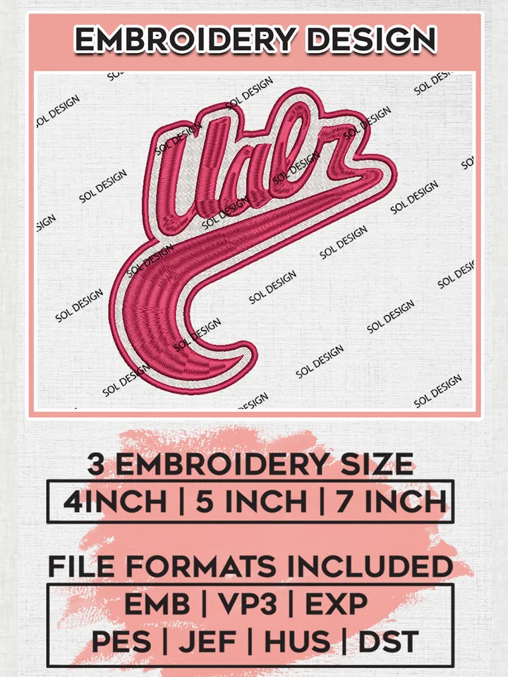 Little Rock Trojans Team Logo Embroidery Design Files, NCAA Little Rock Trojans Machine Embroidery, NCAA Teams, 3 sizes, NCAA Machine embroidery designs, Digital Download