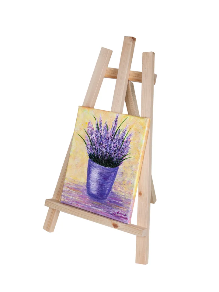 Digital Product Lavender painting, Painting with flowers, Lavender in a vase painting, Flowers painting