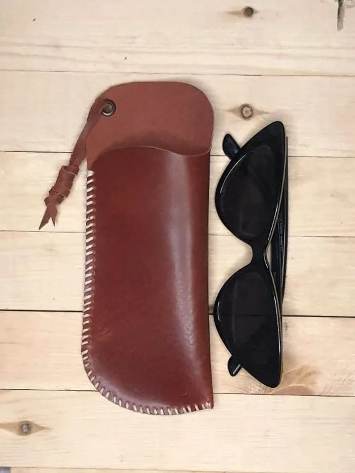 Leather Glasses case, pdf pattern, Glasses Case, Glasses Protector, simple&easy