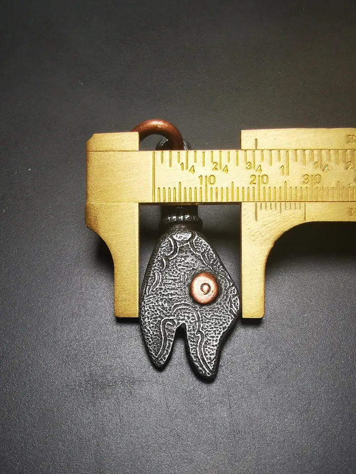 Gandhanra Handmade Tibetan Buddhism Amulet, Golden Fish of Ashtamangala(Eight Auspicious), Symbolize Happiness.