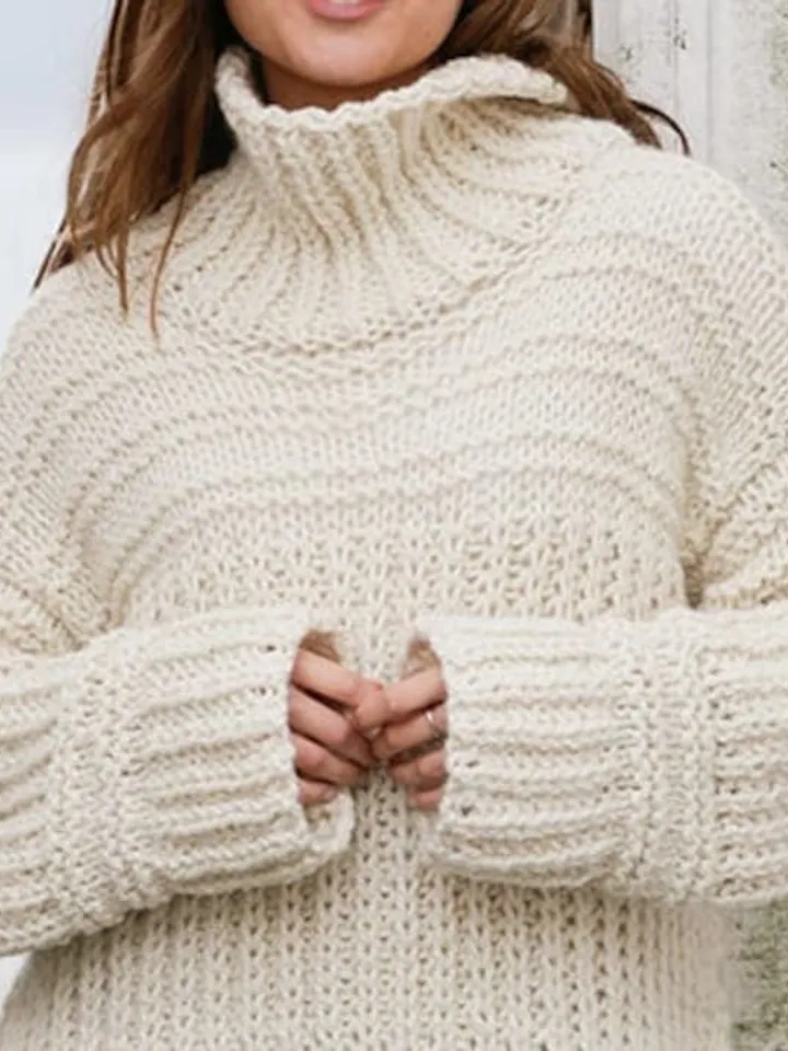 Sweater pattern, aran sweater,women sweater, pullover pattern PDF