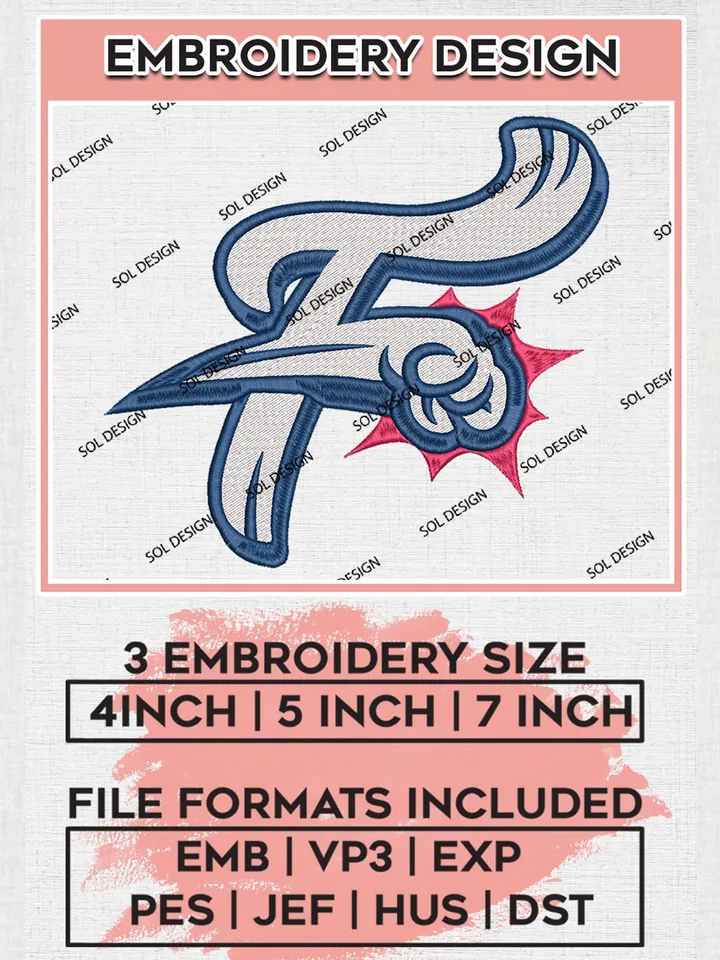 MiLB Reading Fightin Phils Embroidery Design Files, MiLB Reading Fightin Phils Logo, Minor League Baseball Logo Embroidery Designs, MiLB embroidery designs, Machine embroidery designs, Digital Download