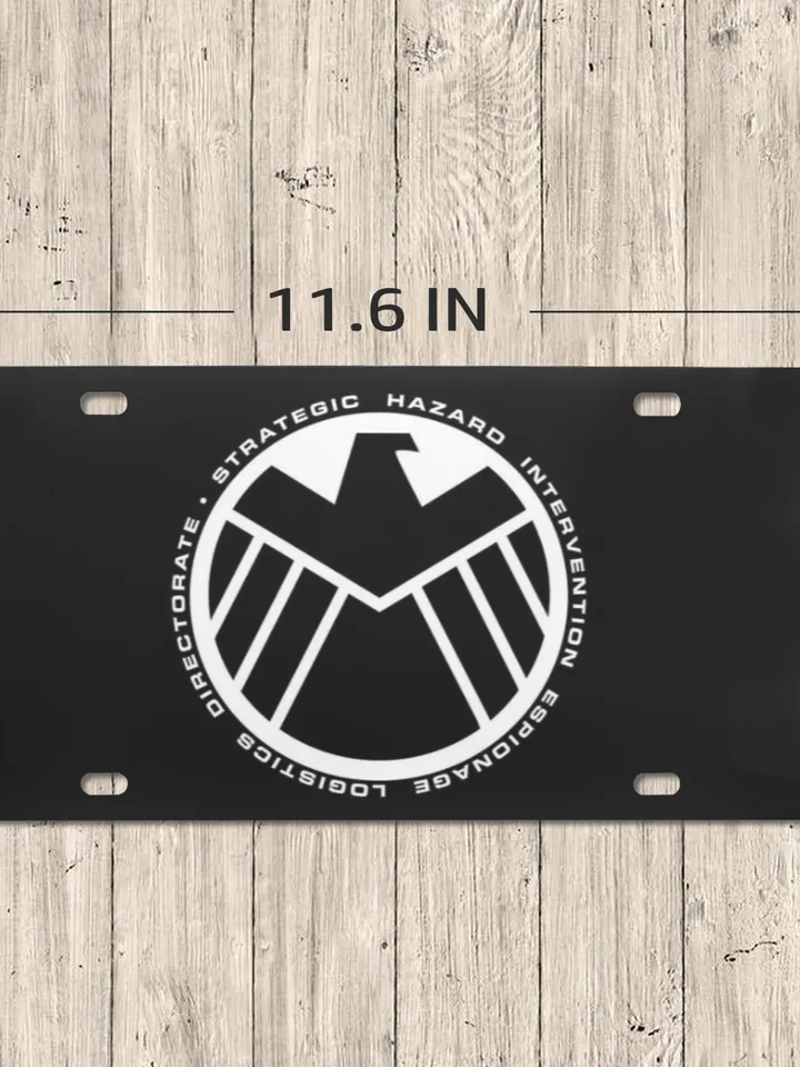 Shield Avengers License Plate