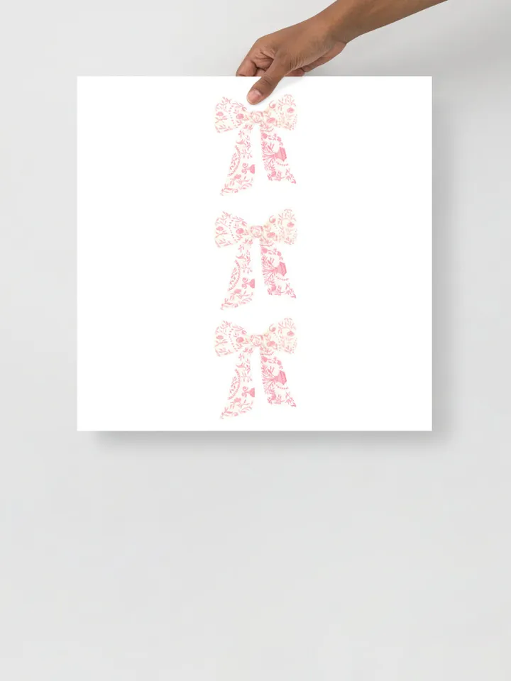 Pink Bow Watercolor Painting, Light Soft Pastel, Nursery Decor, Little Girl Nursery, Blush Pink Gallery, Kids Print, Bow Art,Gift For Girl