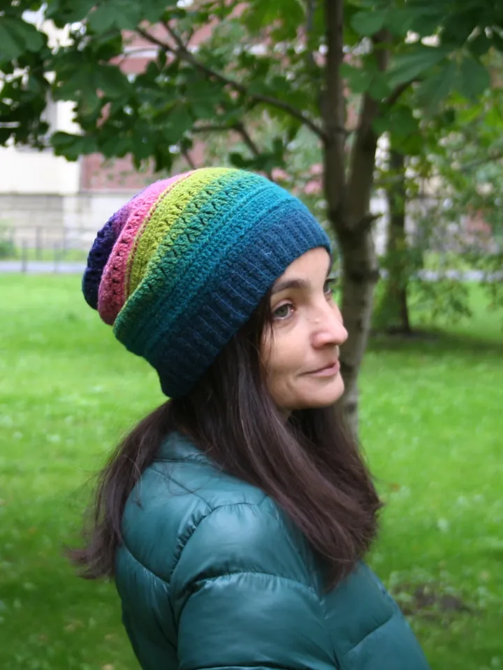 Crochet Pattern Hat Beanie Isleen PDF