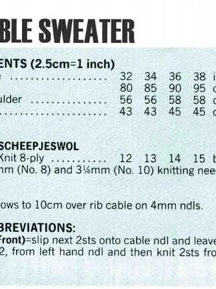 Sweater knitting pattern, cable sweater pattern, women ladies pattern knit pullover instant download