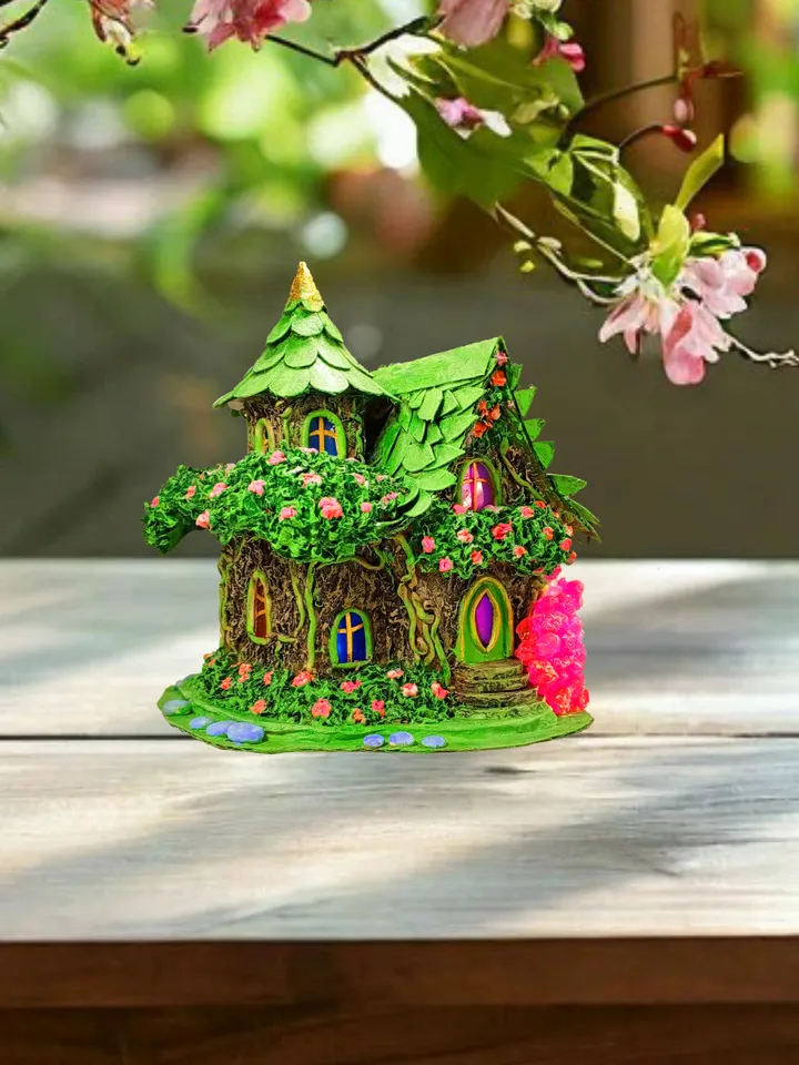 Night light "Elves House" Fairy house Kids lamp Bedroom lamp