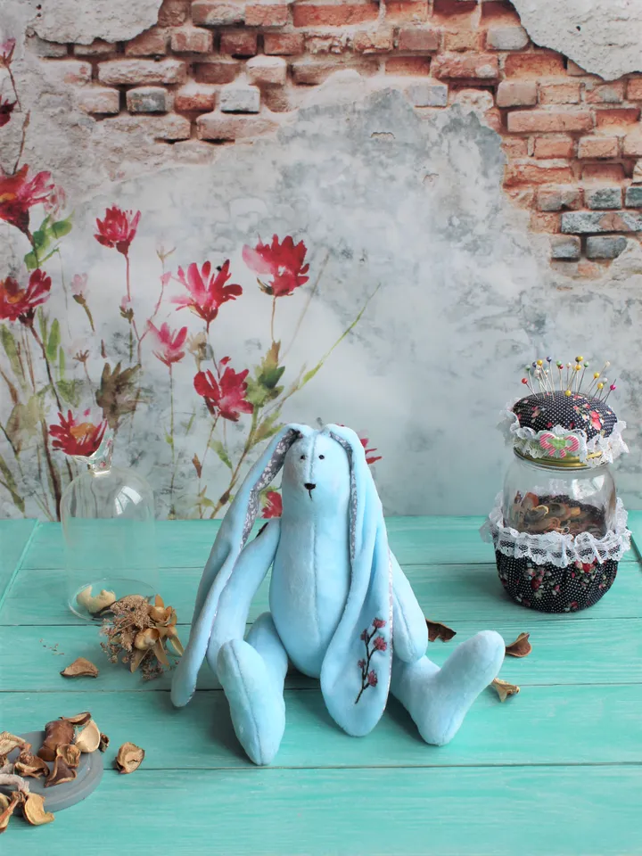 Stuffed animal pattern – Bunny Toy sewing pattern - Christmas gift idea