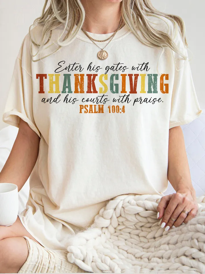 Bible Verse svg PNG | Psalm 100:4 | Thanksgiving Png | Fall Png | Thankful Png | PNG | sublimation | Sublimation Png Designs | Digital svg