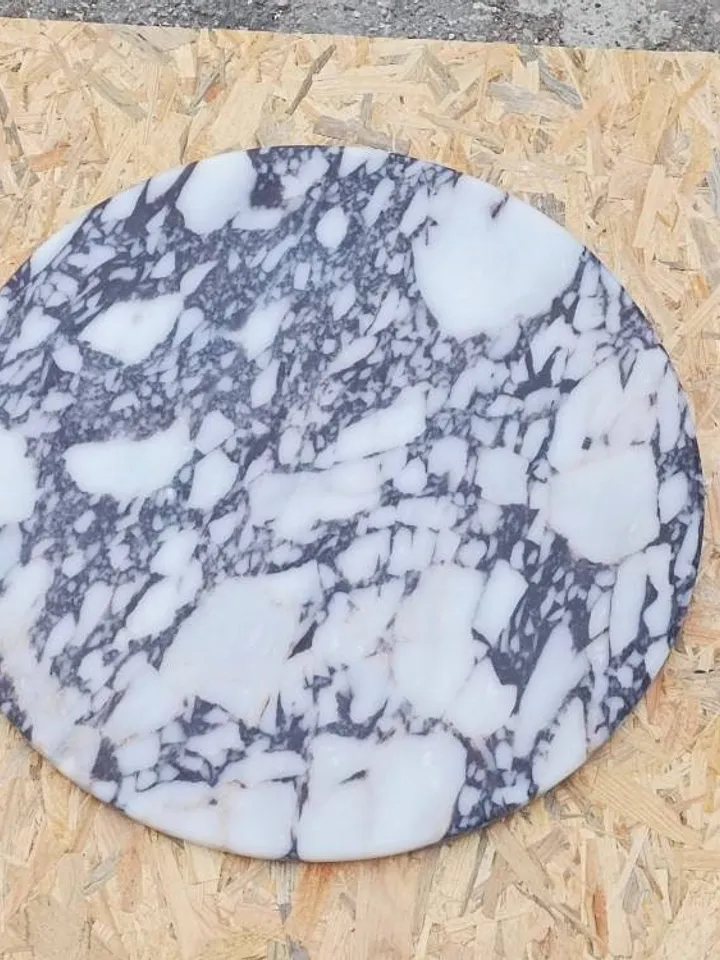 Calacatta viola marble top Only the top table is 23.5" real marble handmade and free shipping