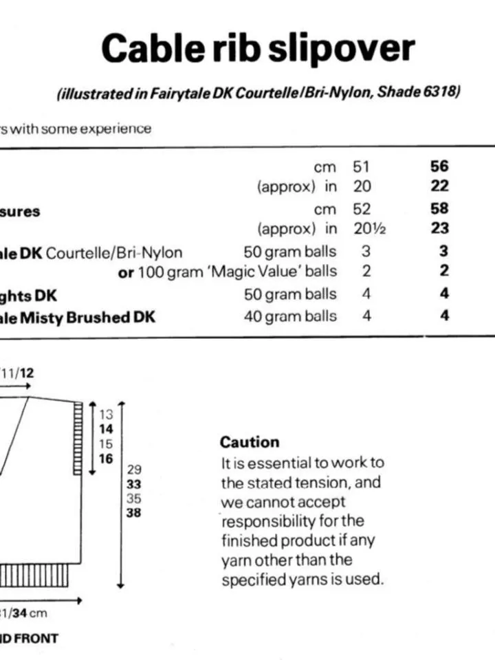 Waistcoat vest knitting pattern girl children for pattern sleeveless top Pattern knitting pattern pdf