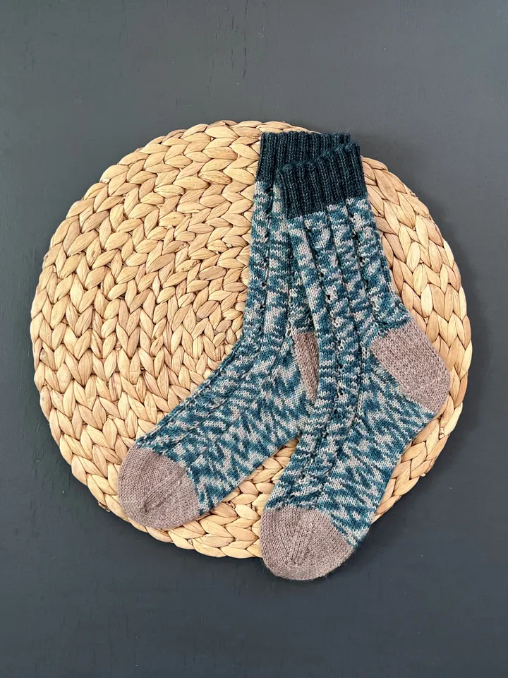 Handmade womens socks | Warm knitted accessory