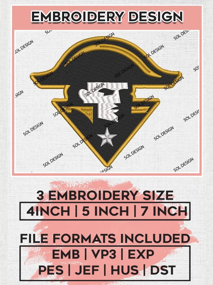 NCAA Vanderbilt Commodores Head Mascot Logo Machine Embroidery Design, NCAA Vanderbilt Commodores Team Design Design files, NCAA Team Embroidery Designs, NCAA Machine Embroidery Designs, Digital Download
