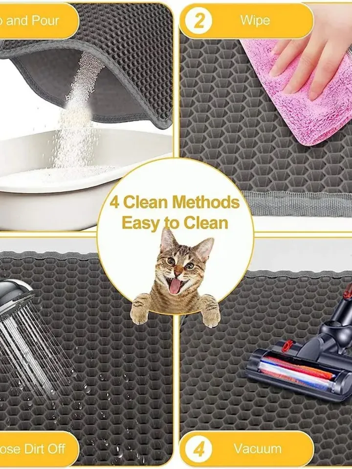 pet litter mat traps