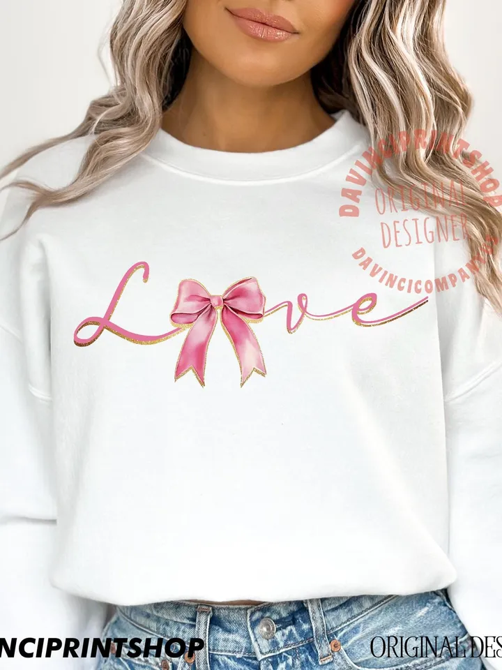 Love Coquette png, Love png, Pink bow png, Valentines Shirt Sublimation, Valentines png, Coquette bow png, Aesthetic Valentines, love, pink