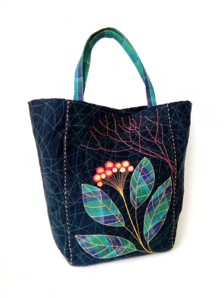 Handmade Fabric Tote Bags for Women: Large Quilted Embroidered Boho Style - Functional, Unique, and Stylish Accessories for Every Occasion. FREE SHIPPING!