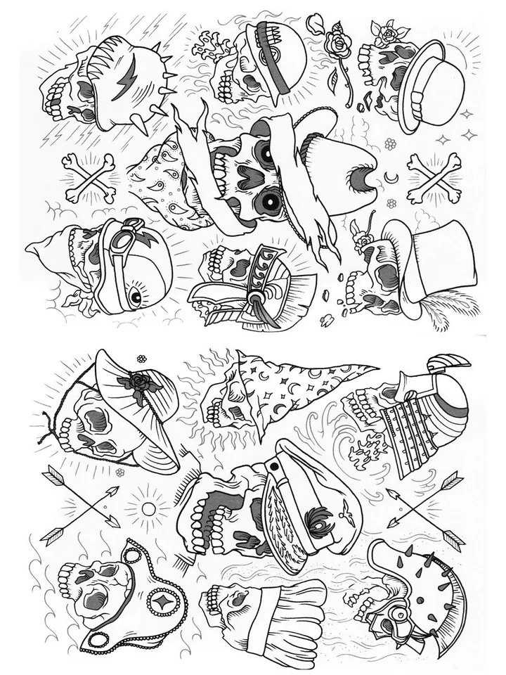 Megamunden - Colouring Book