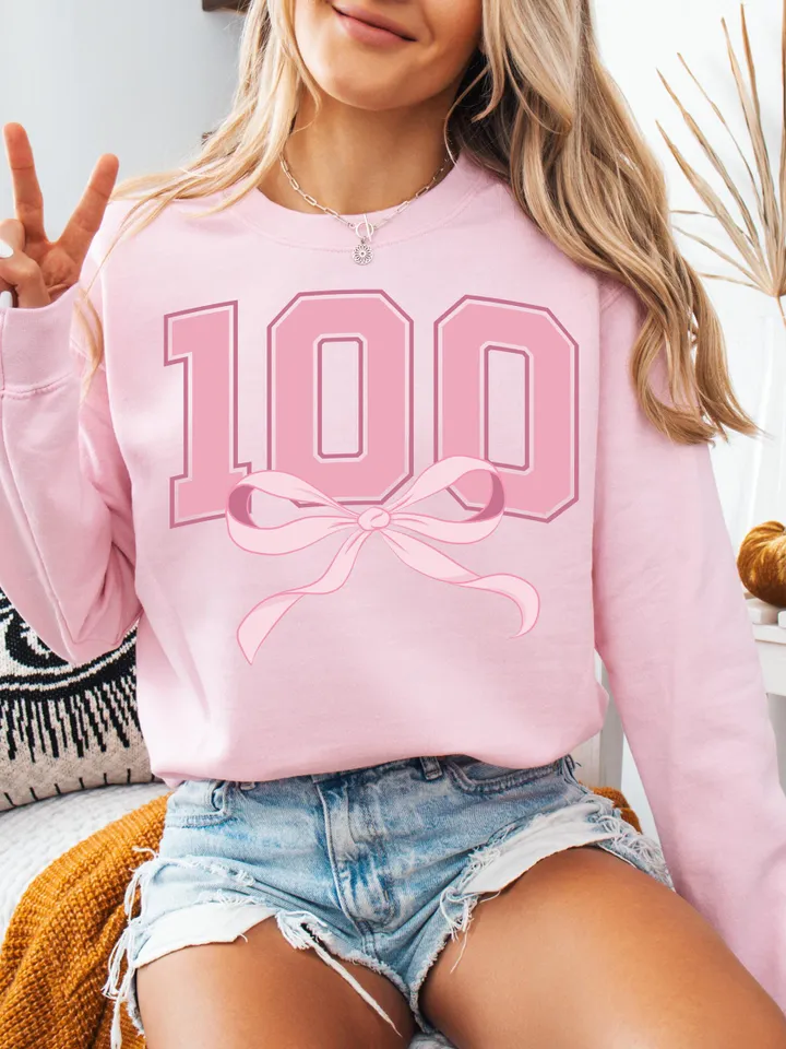 100 Days of School Coquette Bow Svg Coquette Teacher Bow Png, 100 days shirt design, School Teacher Png, Girls 100th Day Cut File for Cricut