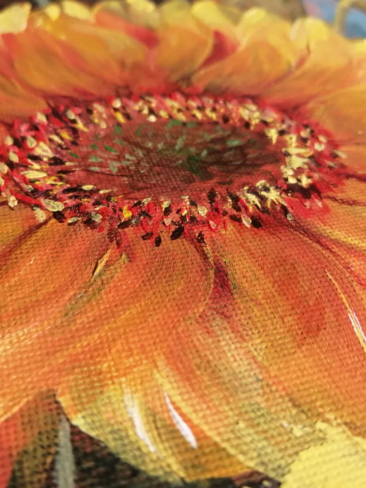 Sunflower (wall decor flower painting)
