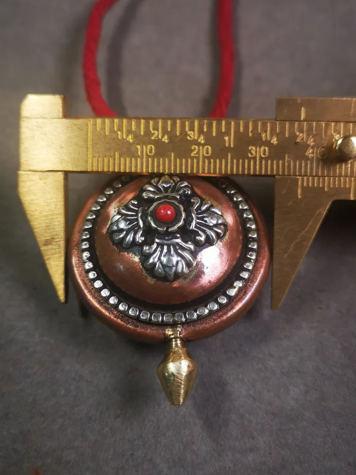 Gandhanra Acient Gau Ghau Shrine, Unique Round Tibetan Buddhist Altar Amulet Pendant