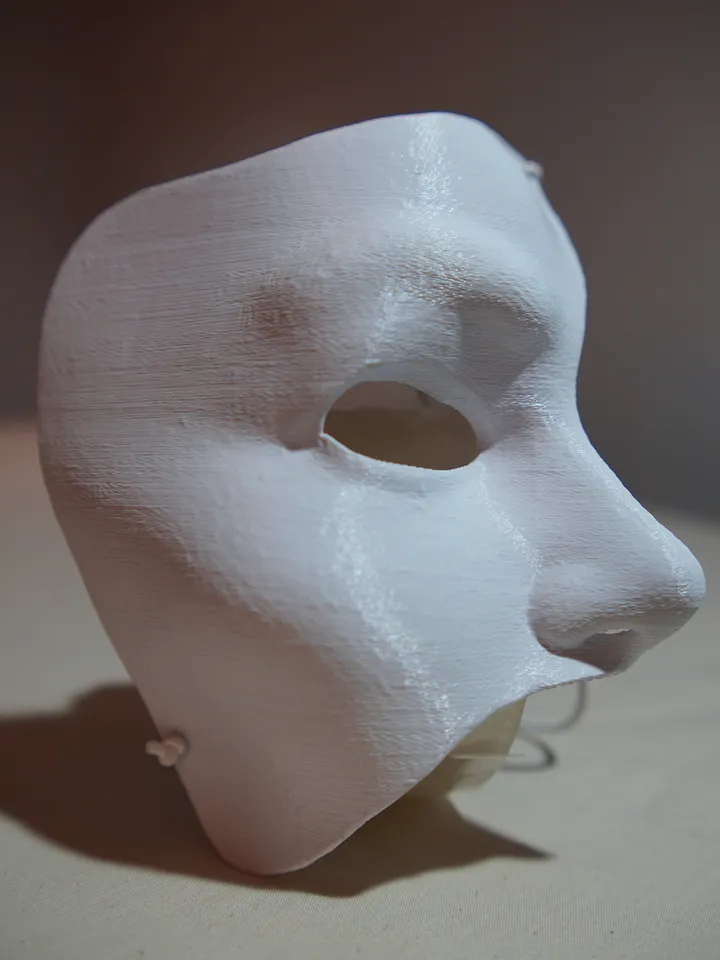 Half Face Phantom of the Opera Mask The Phantom of the Opera mask