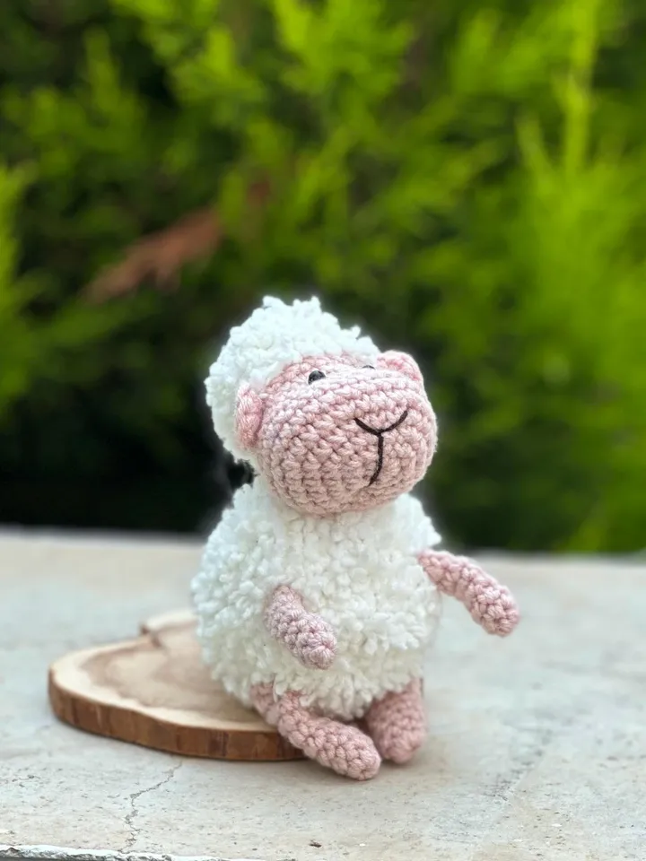 PDF Lamb Crochet Simple Pattern, Crochet Toy Tutorial, Crochet Animal Pattern Sheep