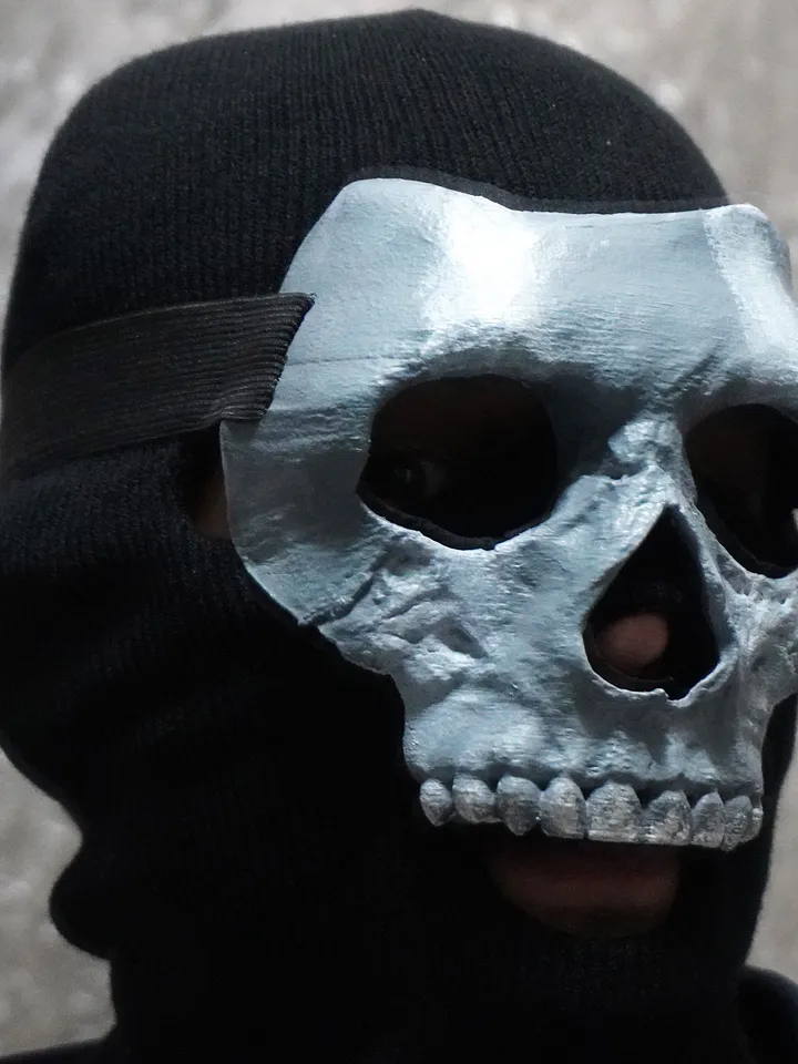 Ghost Skull Ghost Mask from Call Of Duty Modern Warfare Ghost mask