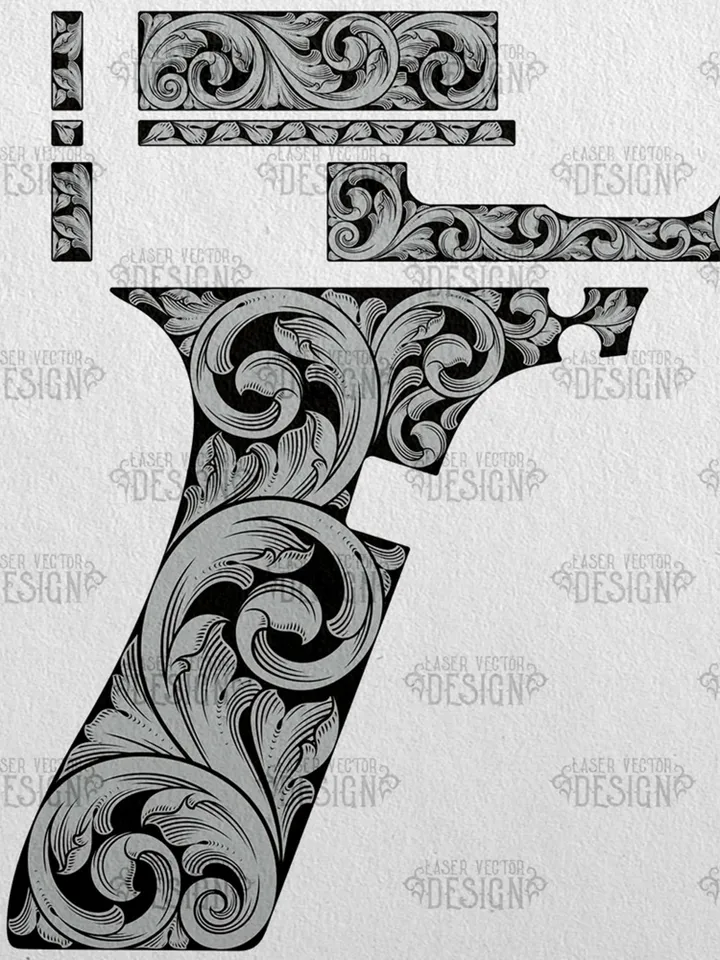 VECTOR DESIGN Glock 17 gen 4 Scrollwork