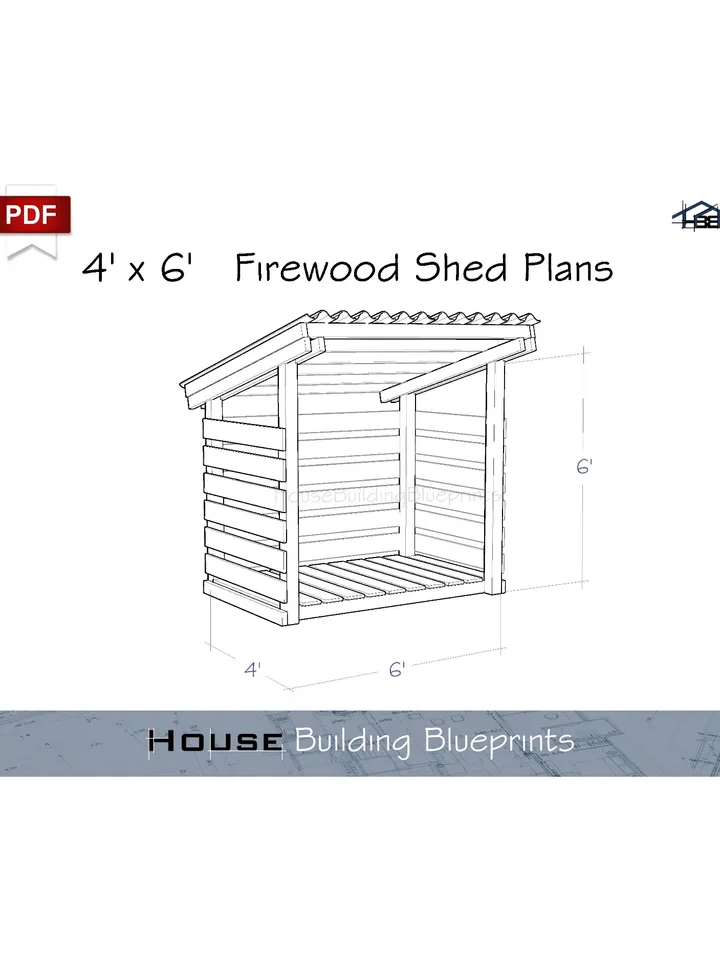 Diy 4 x 6 firewood shed plans for outdoor pdf. Wooden backyard firewood shed plans. Timber frame shed plans for garden.