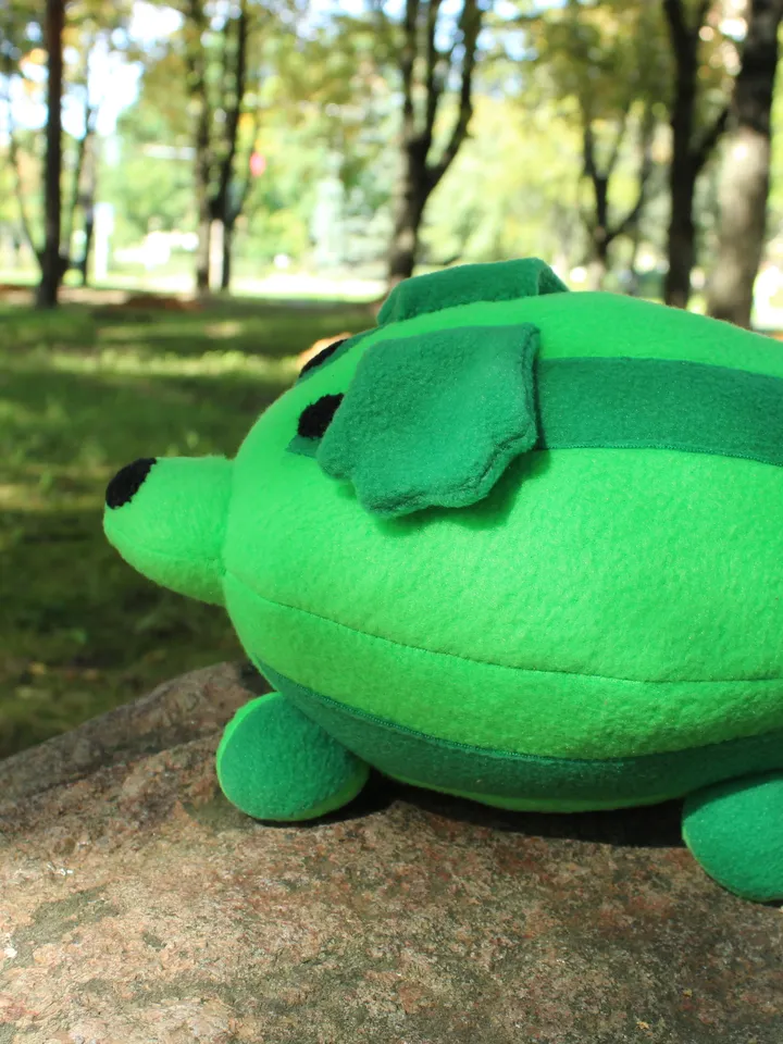 Watermelon dog plush toy
