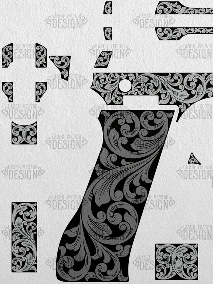 VECTOR DESIGN IWI Jericho 941 FS9 Scrollwork