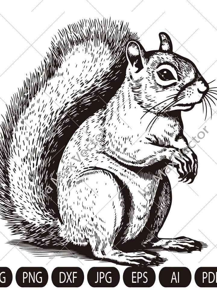Squirrel SVG, Squirrel shirt, Squirrel png,Squirrel vector, Squirrel cricut,Squirrel poster, Squirrel download