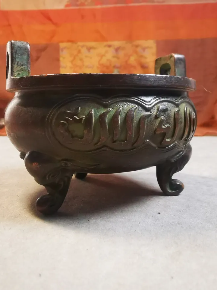 Gandhanra Vintage Chinese Censer,Amphora Incense Burner,for Incense and Offering