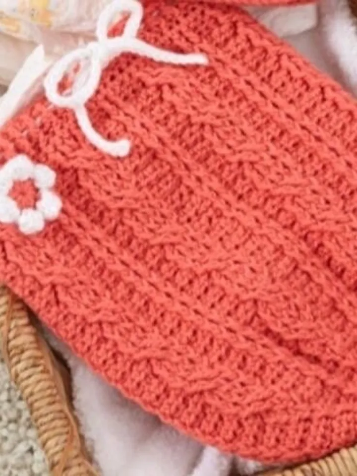 Crochet PATTERN Baby Cocoon and Hat Set , crochet hat, crochet cocoon, instant download pdf, baby crochet pattern