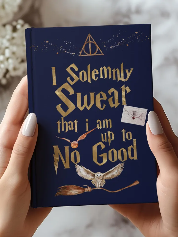 Wizarding World Hardcover Journal, Magic Notebook, Spell Book, Fantasy Diary, Gift, Magic gift Matte Journal