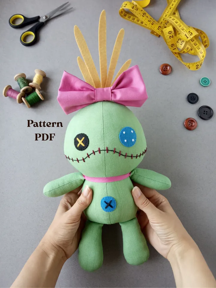 Scrump Doll Sewing Pattern (2 sizes)