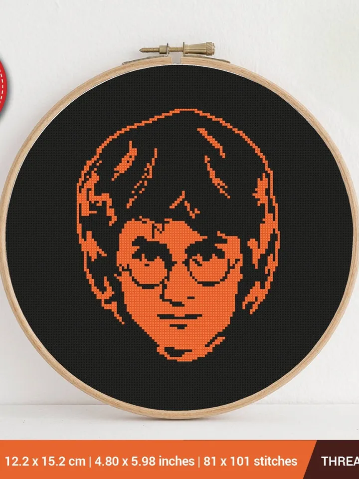 Silhouette magic boy Cross stitch pattern | Embroidery Pattern | Instant Download | Embroidery Designs