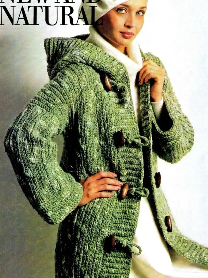 Crochet cardigan pattern, ladies Crochet cardigan, aran cardigan, instant download