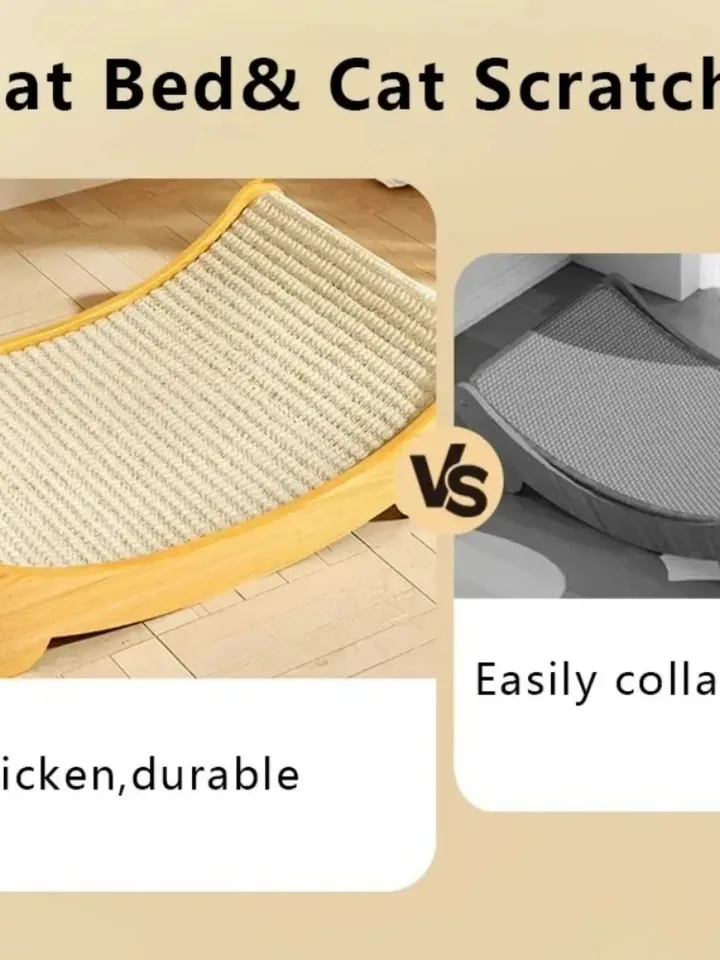 Wooden scratching posts for cats