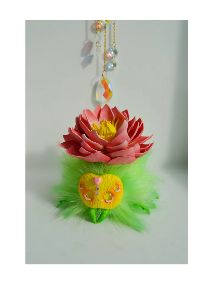 Spider plush lotus spider fluffy toy spider gift