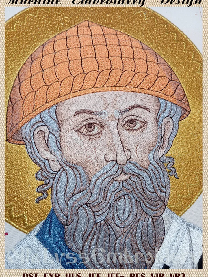 Saint Spyridon embroidery design